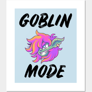 Goblin Mode Neon Posters and Art